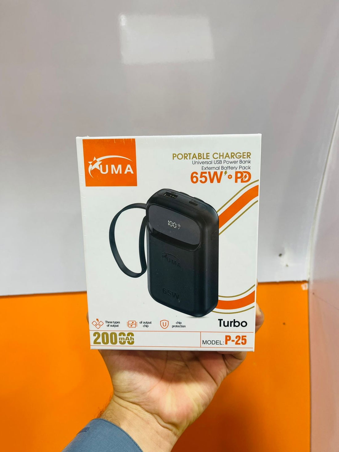 UMA Elite P-60 65W Super Fast Charging Power Bank-20000mAh