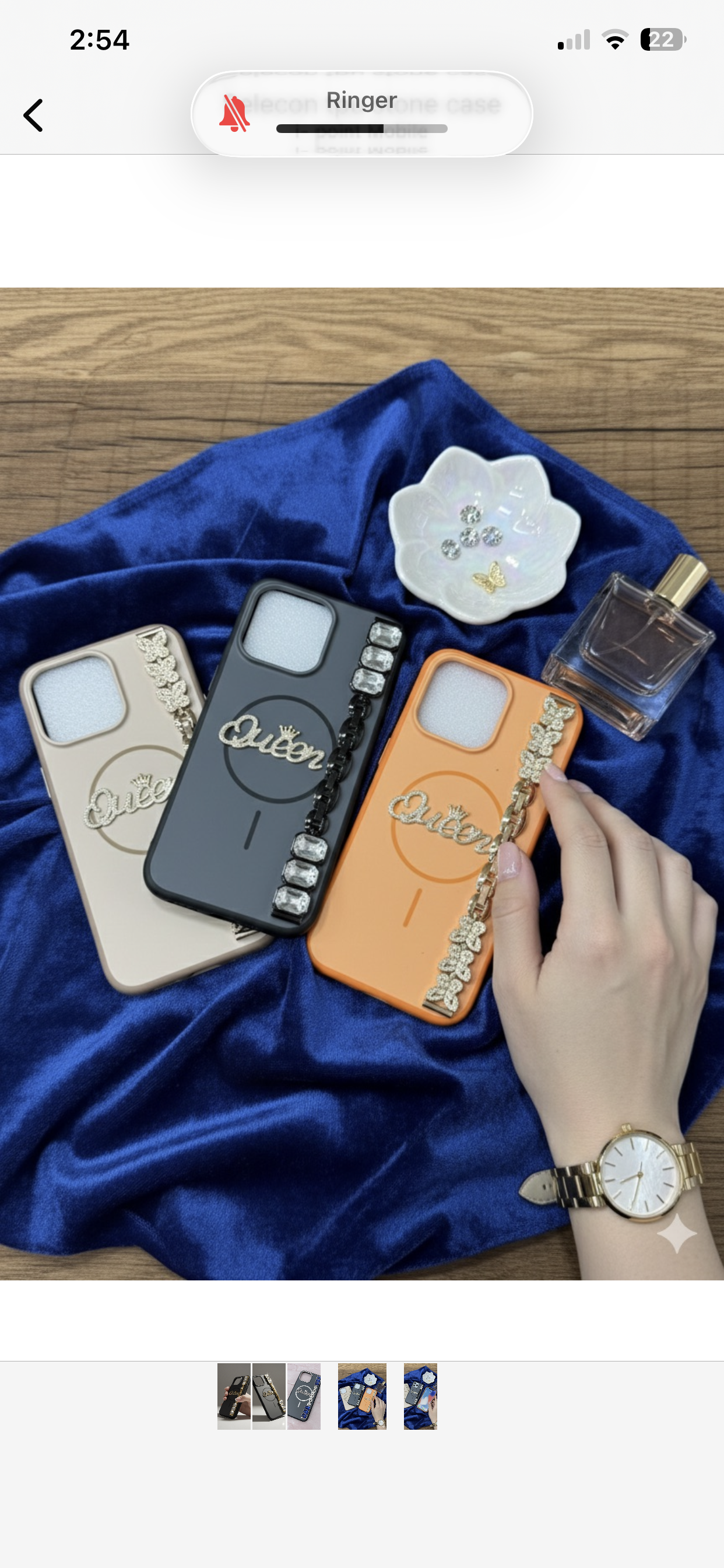 Queen Luxe Strap Case