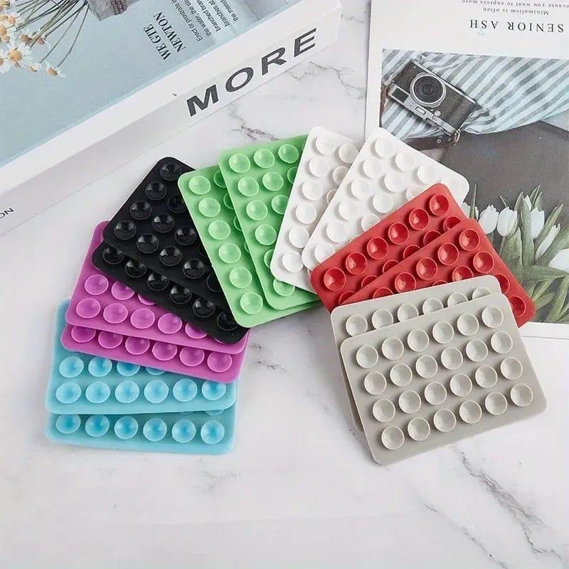 Double Side Silicon Sunction Phone Holder.