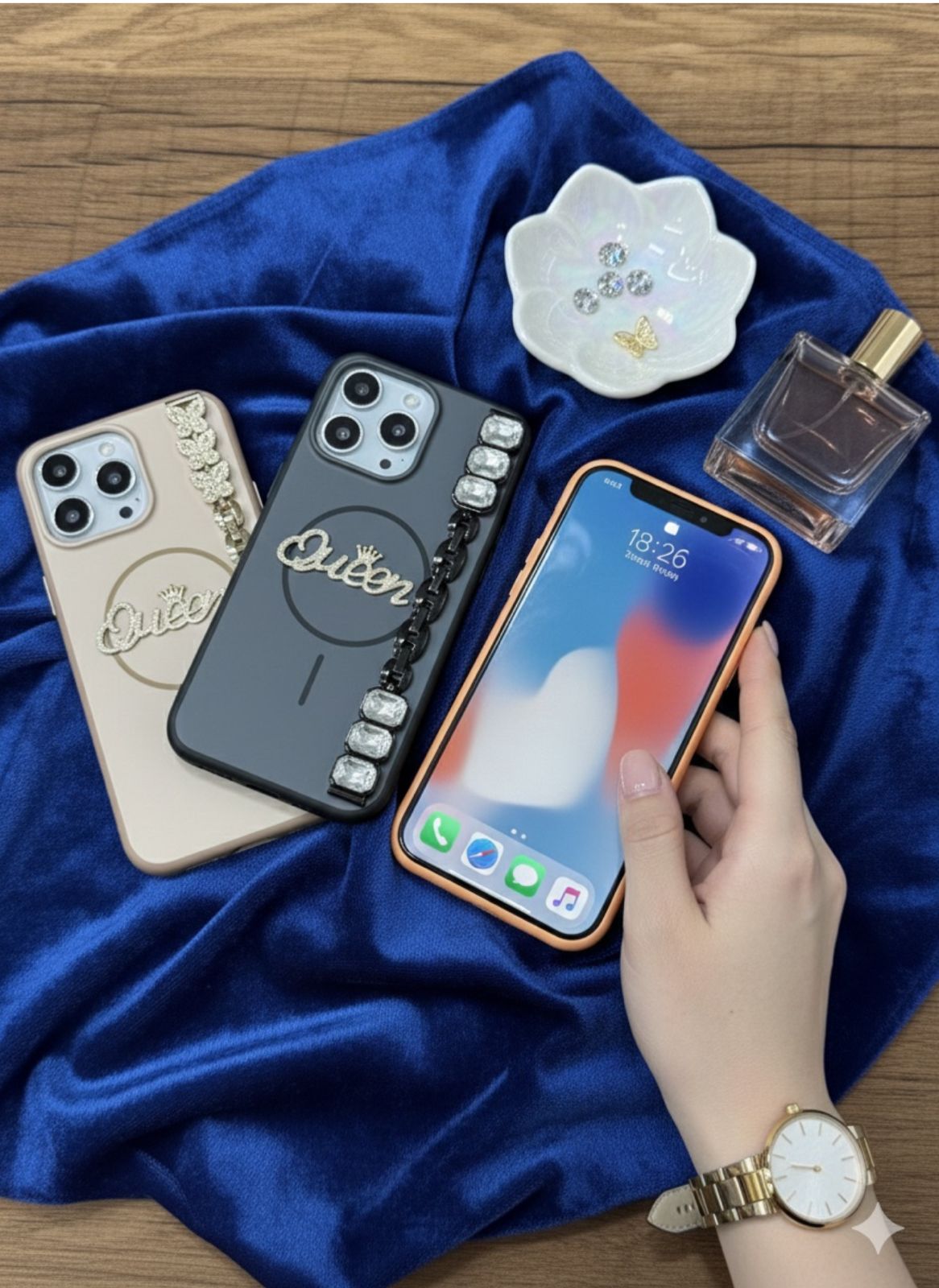 Queen Luxe Strap Case (Pro &amp; Pro Max Series)