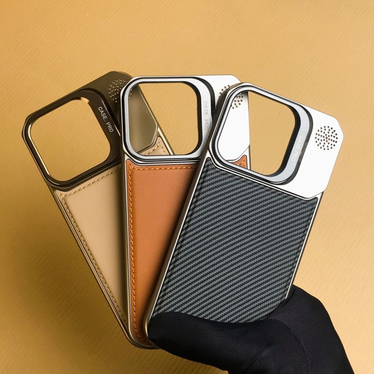 Luxury Carbon Leather Case (Pro Max Series)
