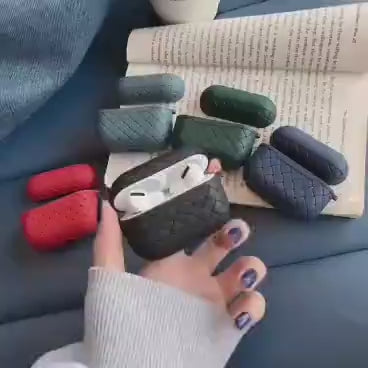 Silicon Airpods Case- Black and Blue